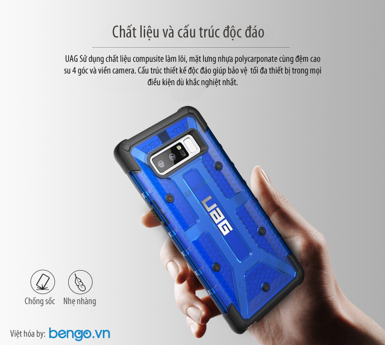 Ốp lưng Samsung Galaxy Note 8 UAG Plasma - ICE 8 Note 8 UAG Plasma