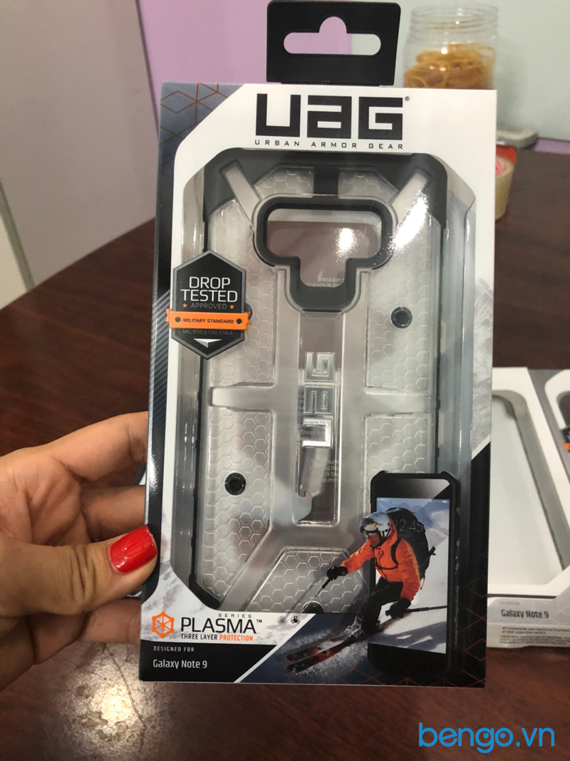 Op lung Samsung Note 9 UAG Plasma ICE BENGOVN
