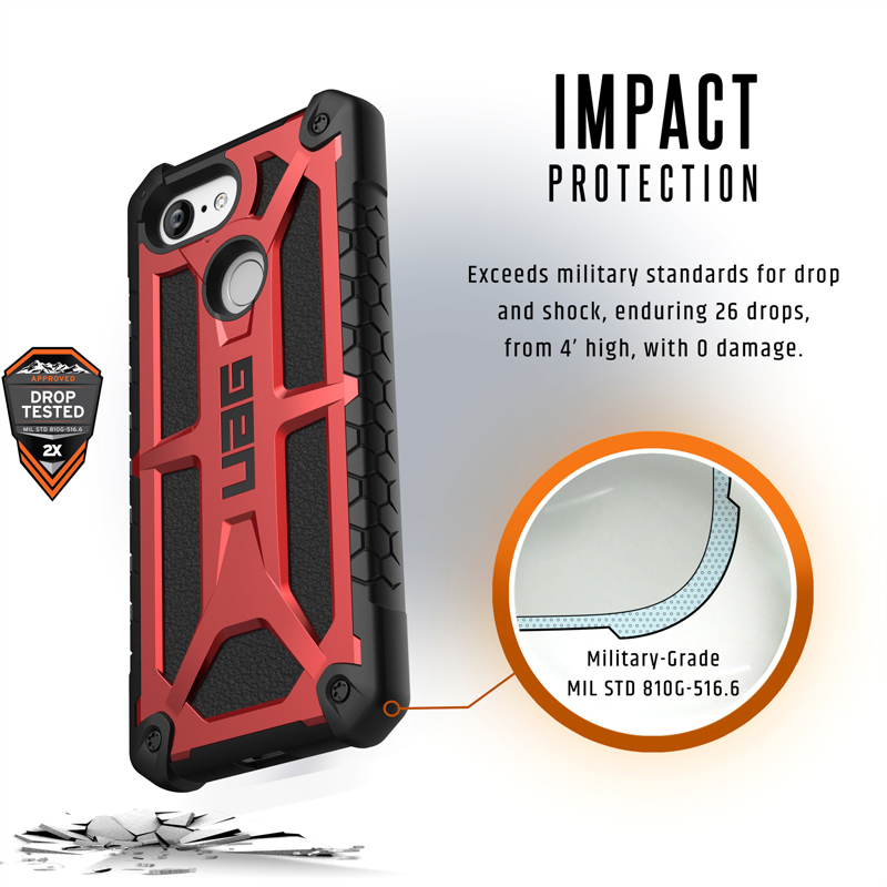 Ốp lưng Google Pixel 3 UAG Monarch - Crimson 2 Op lung Google Pixel 3 UAG MONARCH Series 04 bengovn2