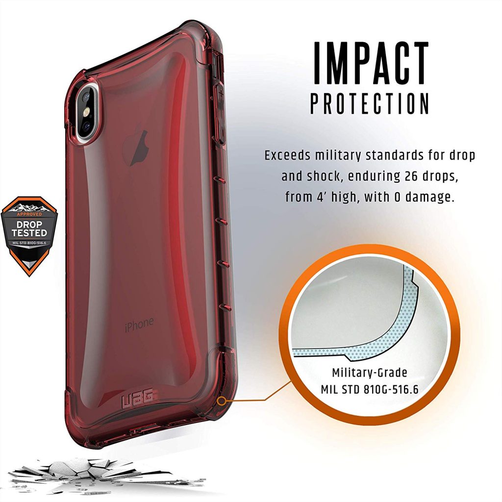 Ốp lưng iPhone Xs Max UAG Plyo Series (Crimson) 2 81rlerKiUDL. SL1500