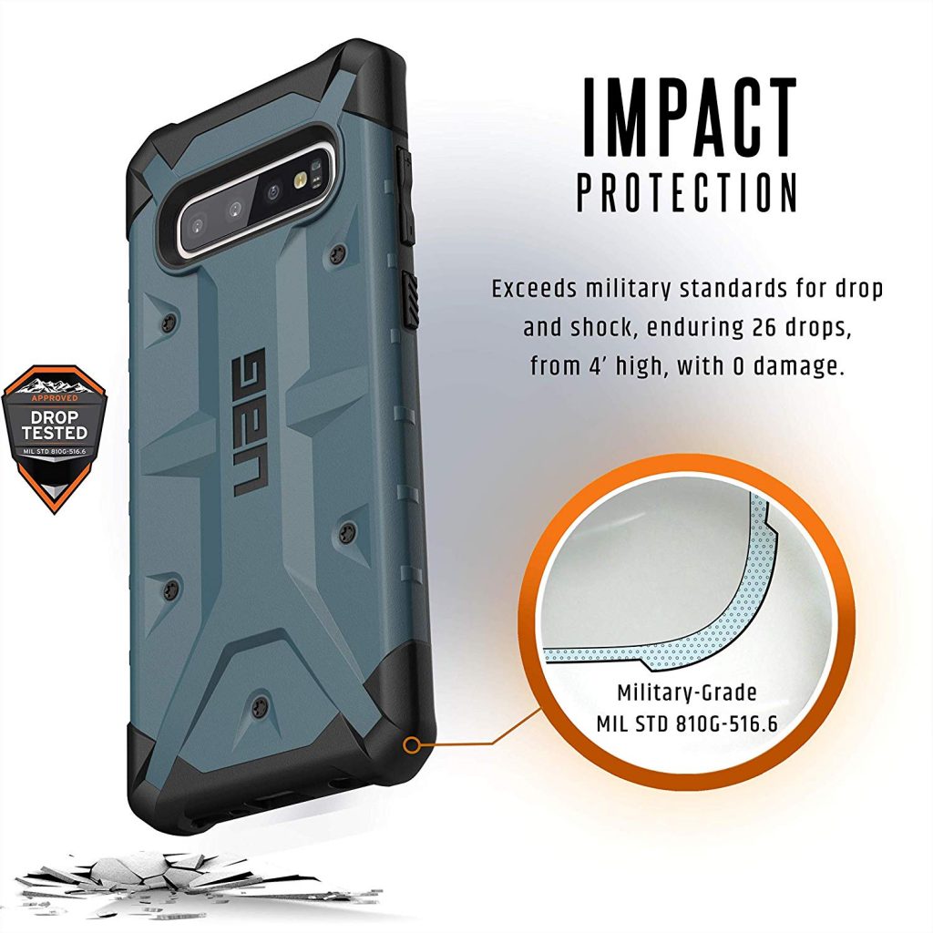 Ốp lưng Samsung Galaxy S10 UAG Pathfinder Series (Slate) 3 81y1wTvJL. SL1500