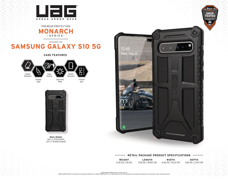 Op lung Samsung Galaxy S10 5G UAG Monarch Series 05 bengovn