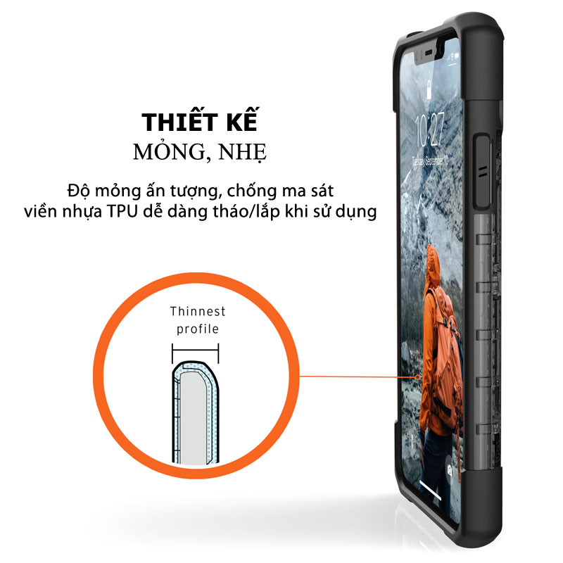 Op lung iPhone 11 Pro Max UAG Plasma Series Magma 10 bengovn