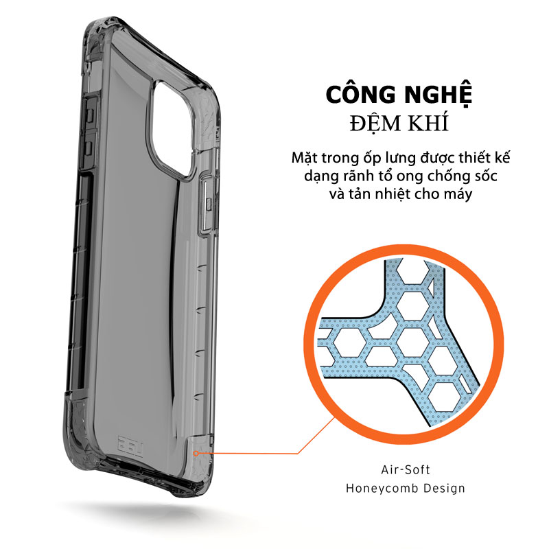 Ốp lưng iPhone 11 Pro Max UAG Plyo Series 3 Op lung iPhone 11 Pro Max UAG Plyo Series Ice 08 bengovn