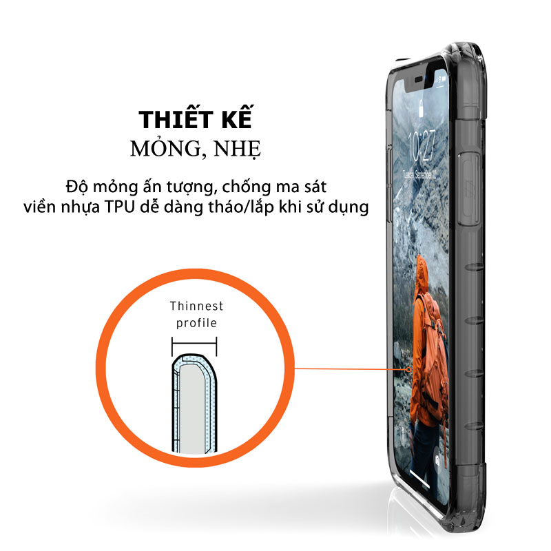 Op lung iPhone 11 UAG Plyo Series Ice 09 bengovn