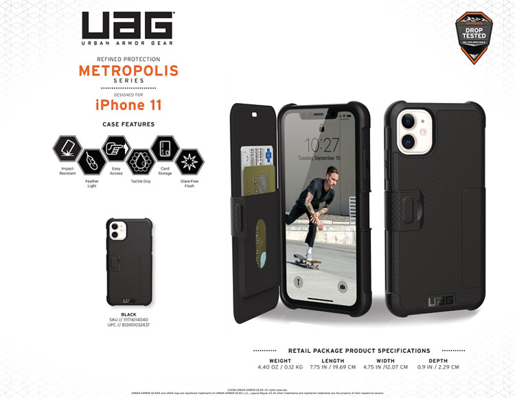Bao da iPhone 11 UAG Metropolis Series 08 bengovn
