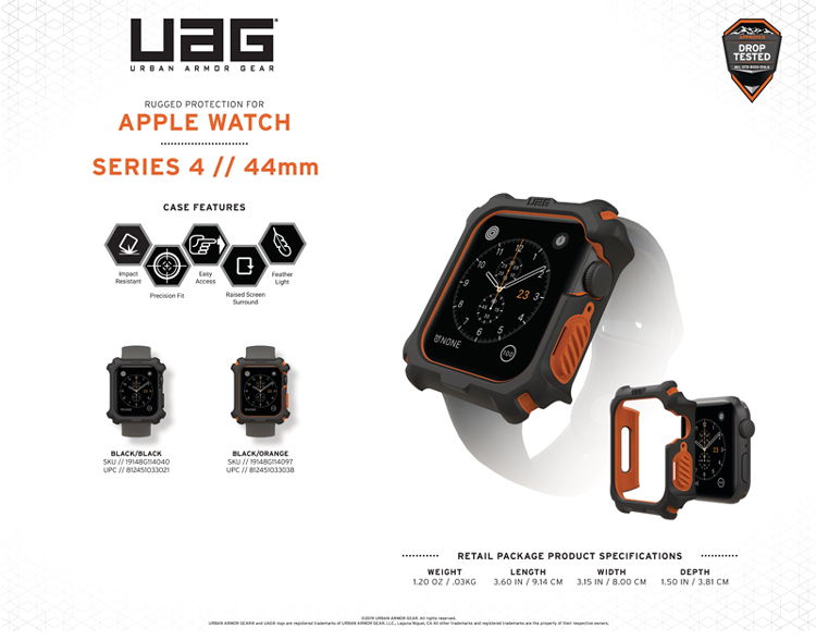 Op Apple Watch Series 4 5 UAG WATCH CASE 44mm 15 bengovn