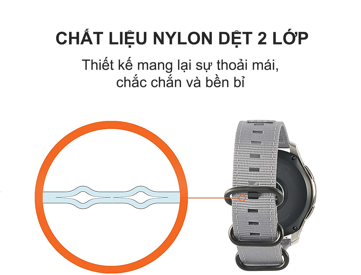 Dây đeo Samsung Galaxy Watch 46mm UAG NATO Series 3 day deo samsung galaxy watch 46mm uag nato series1 bengovn