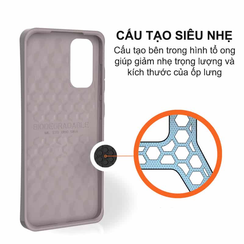 Ốp lưng Samsung Galaxy S20 Plus UAG Biodegradable Outback 4 op lung samsung galaxy 20 plus uag biodegradable outblack1 bengovn