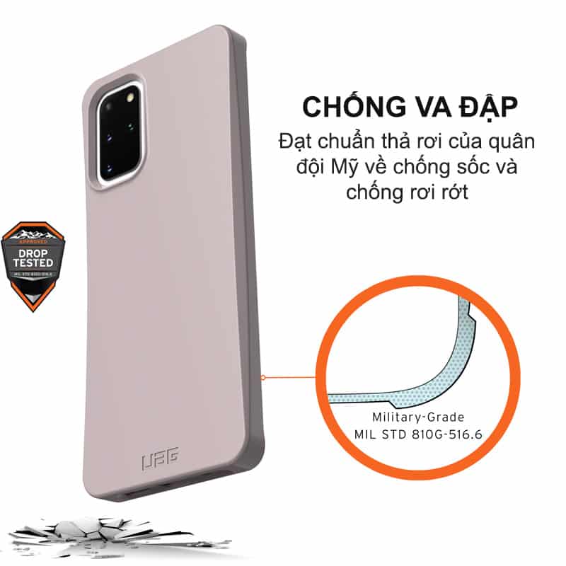 Ốp lưng Samsung Galaxy S20 Plus UAG Biodegradable Outback 2 op lung samsung galaxy 20 plus uag biodegradable outblack2 bengovn