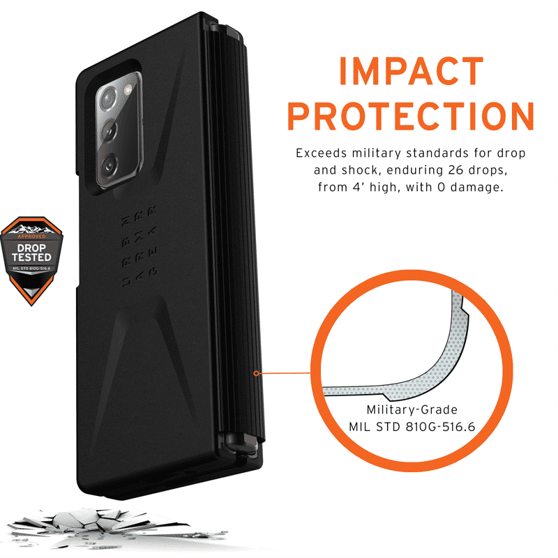 Op lung Samsung Galaxy Fold2 5G UAG Civilian Series 14 bengovn