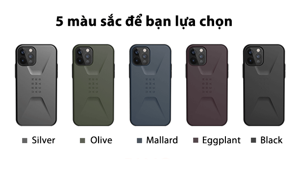 Ốp lưng iPhone 12 Pro Max UAG Civilian Series 1 Op lung iPhone 12 Pro Max UAG Civilian Series 26 Bengovn