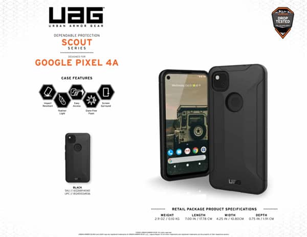 Ốp lưng Google Pixel 4A UAG Scout 1 Op lung Google Pixel 4A UAG Scout 15 bengovn
